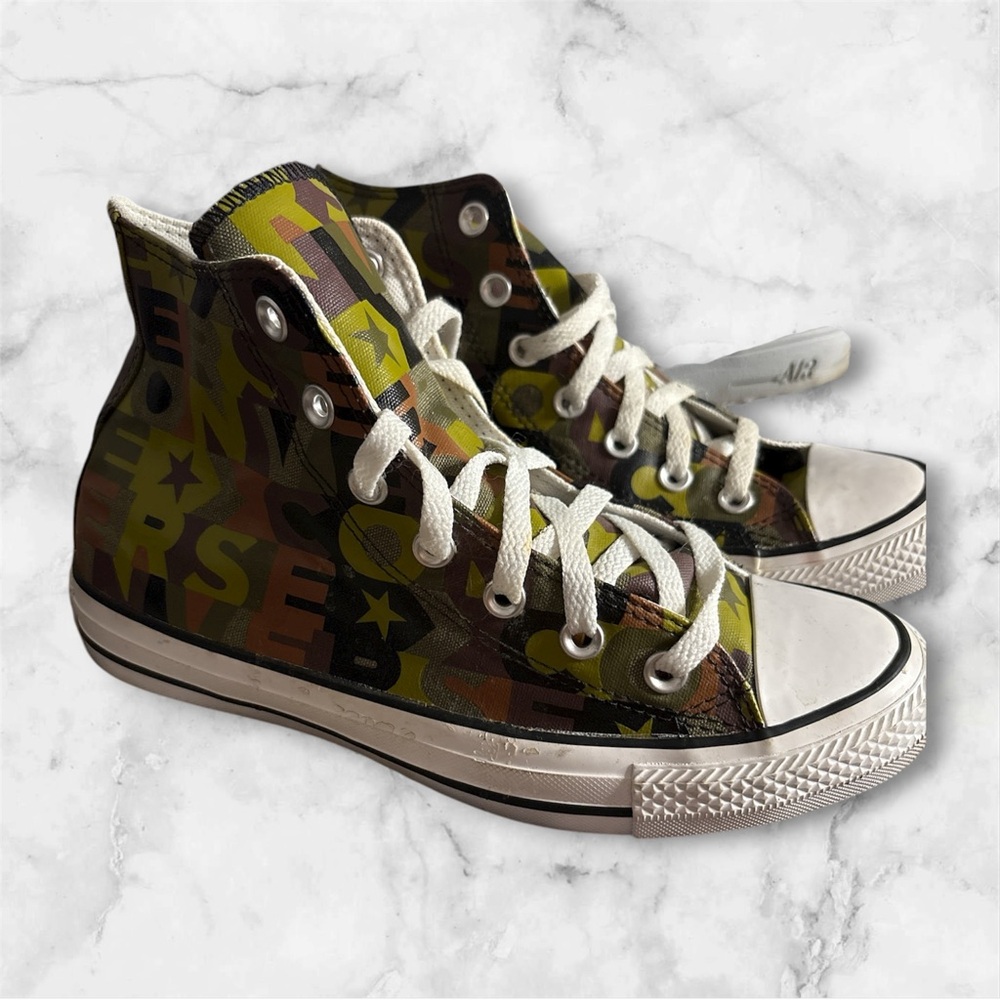 Converse White High-Top Sneakers